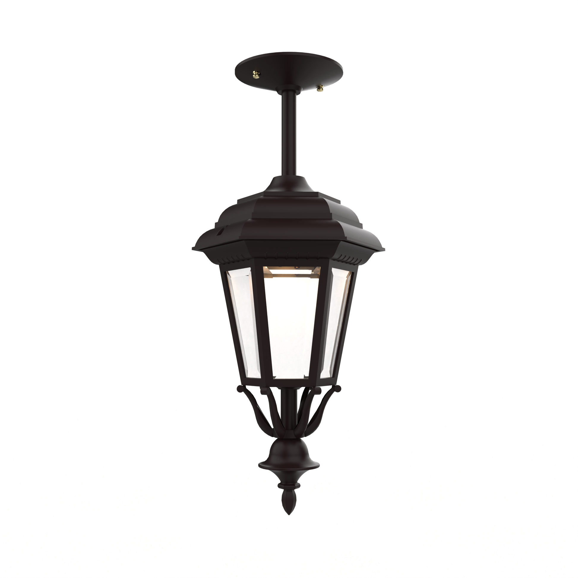 SNOC, JAMESTOWN - CLOSED BOTTOM ROD CEILING MOUNT SMALL 11457, OUTDOOR CEILING LIGHT