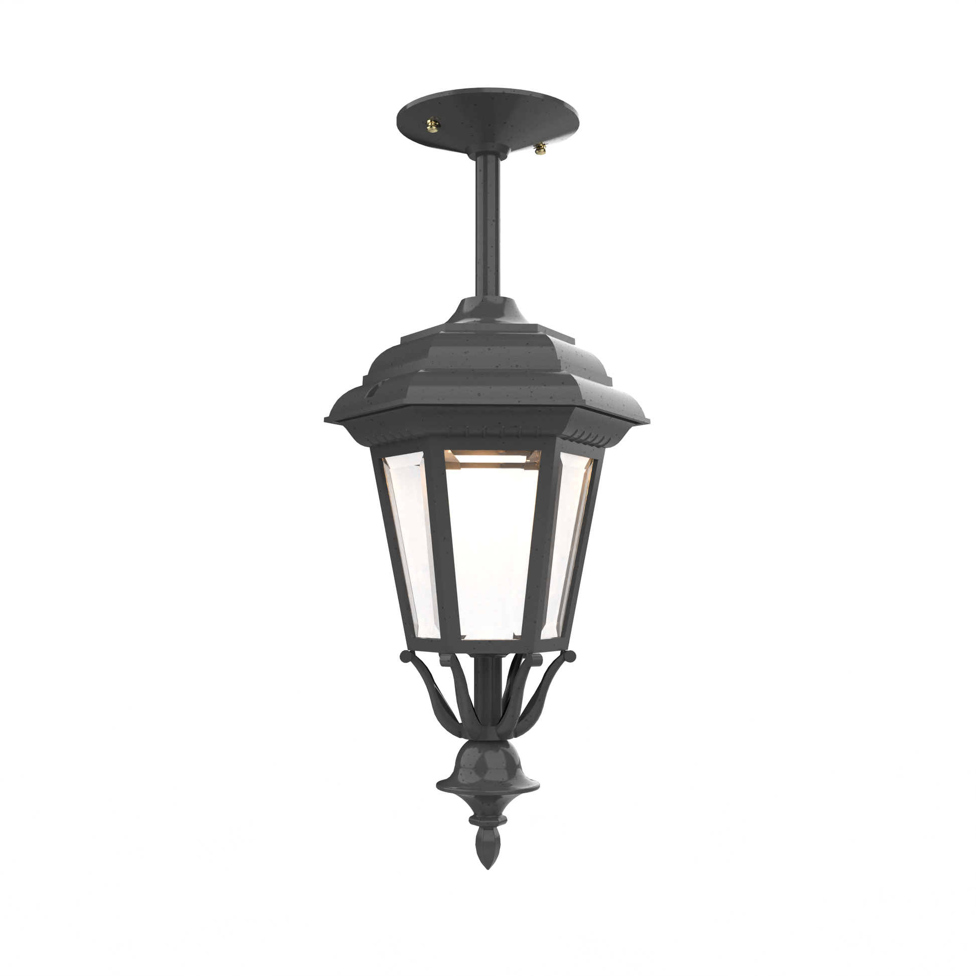 SNOC, JAMESTOWN - CLOSED BOTTOM ROD CEILING MOUNT SMALL 11457, OUTDOOR CEILING LIGHT