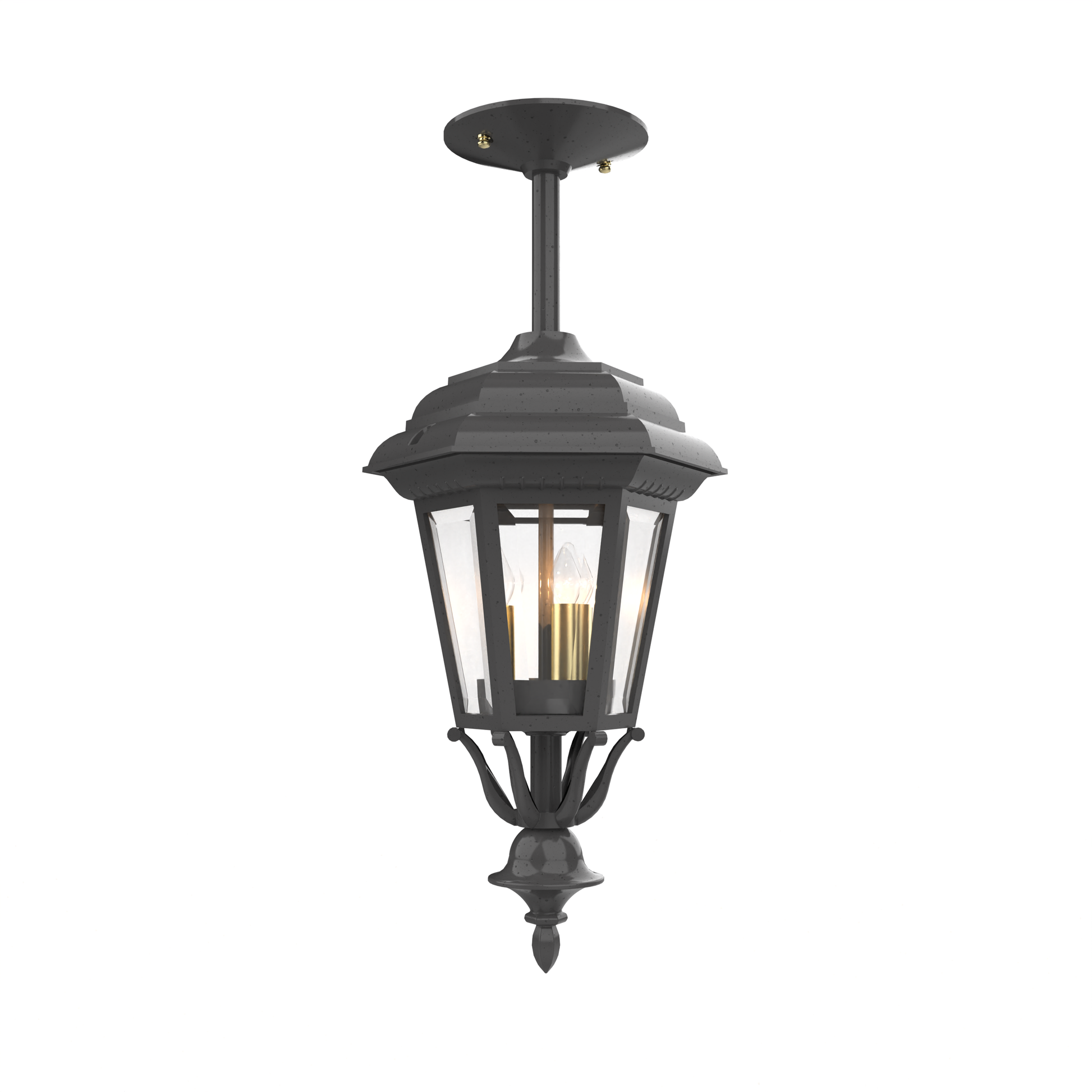 SNOC, JAMESTOWN - CLOSED BOTTOM ROD CEILING MOUNT SMALL 11457, OUTDOOR CEILING LIGHT