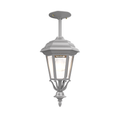 SNOC, JAMESTOWN - CLOSED BOTTOM ROD CEILING MOUNT SMALL 11457, OUTDOOR CEILING LIGHT