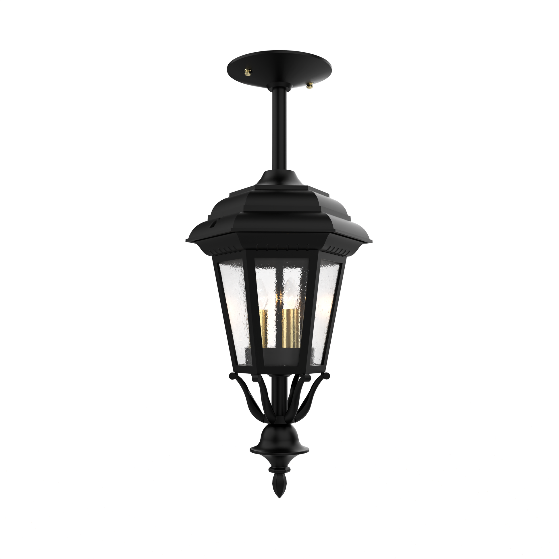 SNOC, JAMESTOWN - CLOSED BOTTOM ROD CEILING MOUNT SMALL 11457, OUTDOOR CEILING LIGHT
