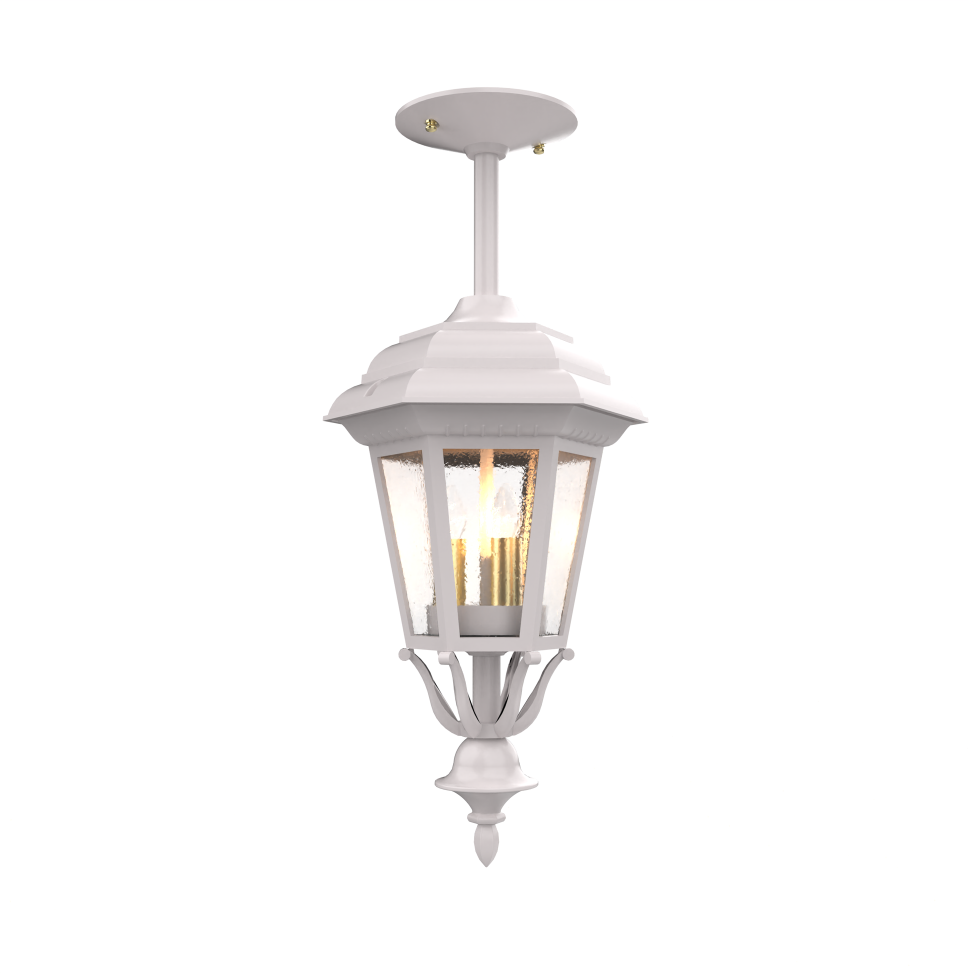 SNOC, JAMESTOWN - CLOSED BOTTOM ROD CEILING MOUNT SMALL 11457, OUTDOOR CEILING LIGHT