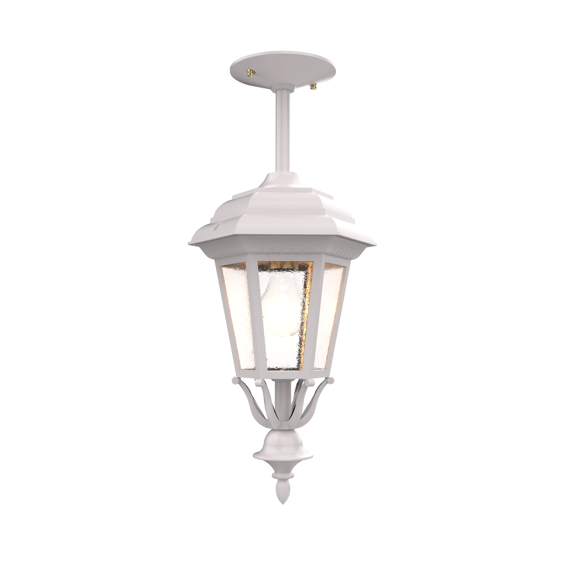 SNOC, JAMESTOWN - CLOSED BOTTOM ROD CEILING MOUNT SMALL 11457, OUTDOOR CEILING LIGHT