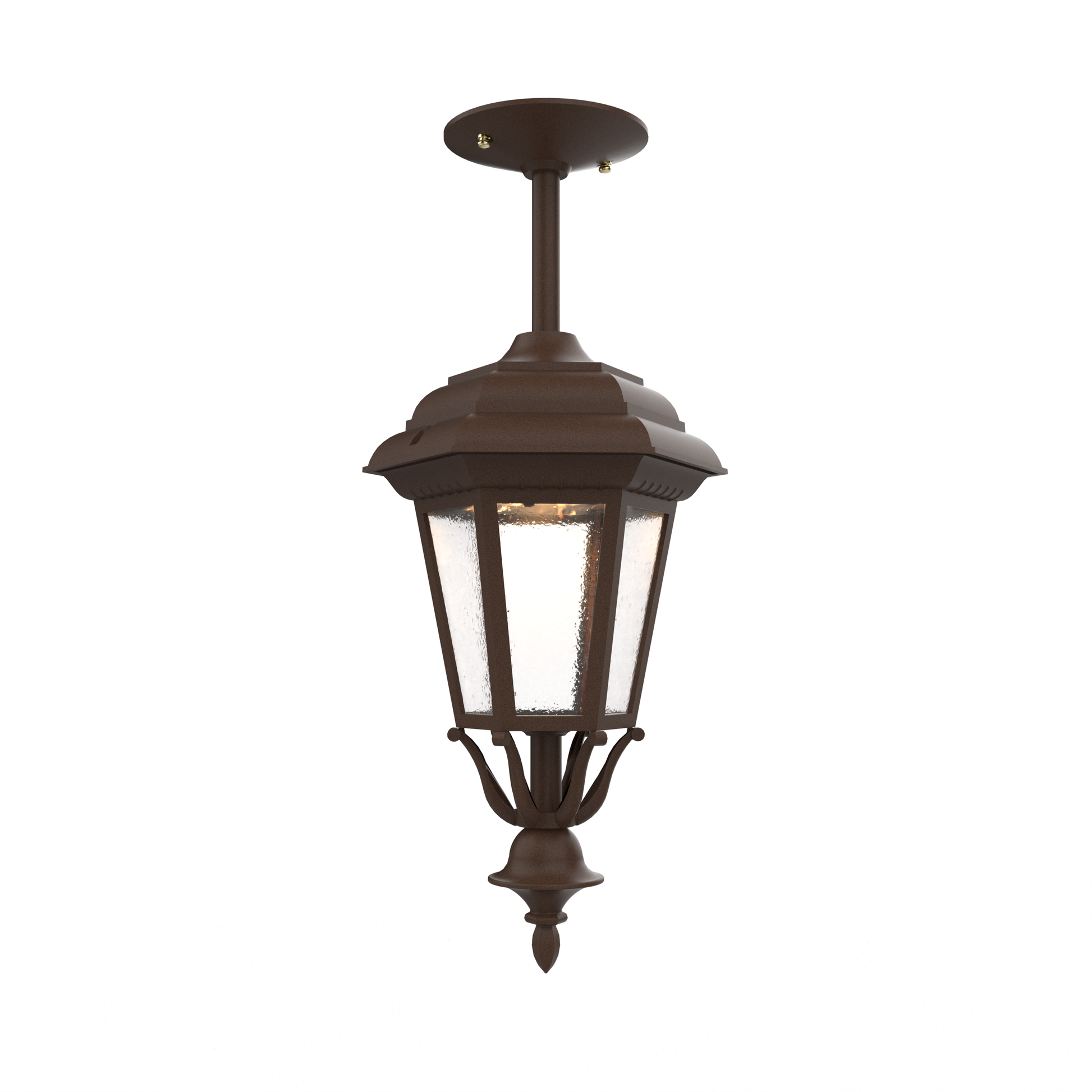 SNOC, JAMESTOWN - CLOSED BOTTOM ROD CEILING MOUNT SMALL 11457, OUTDOOR CEILING LIGHT