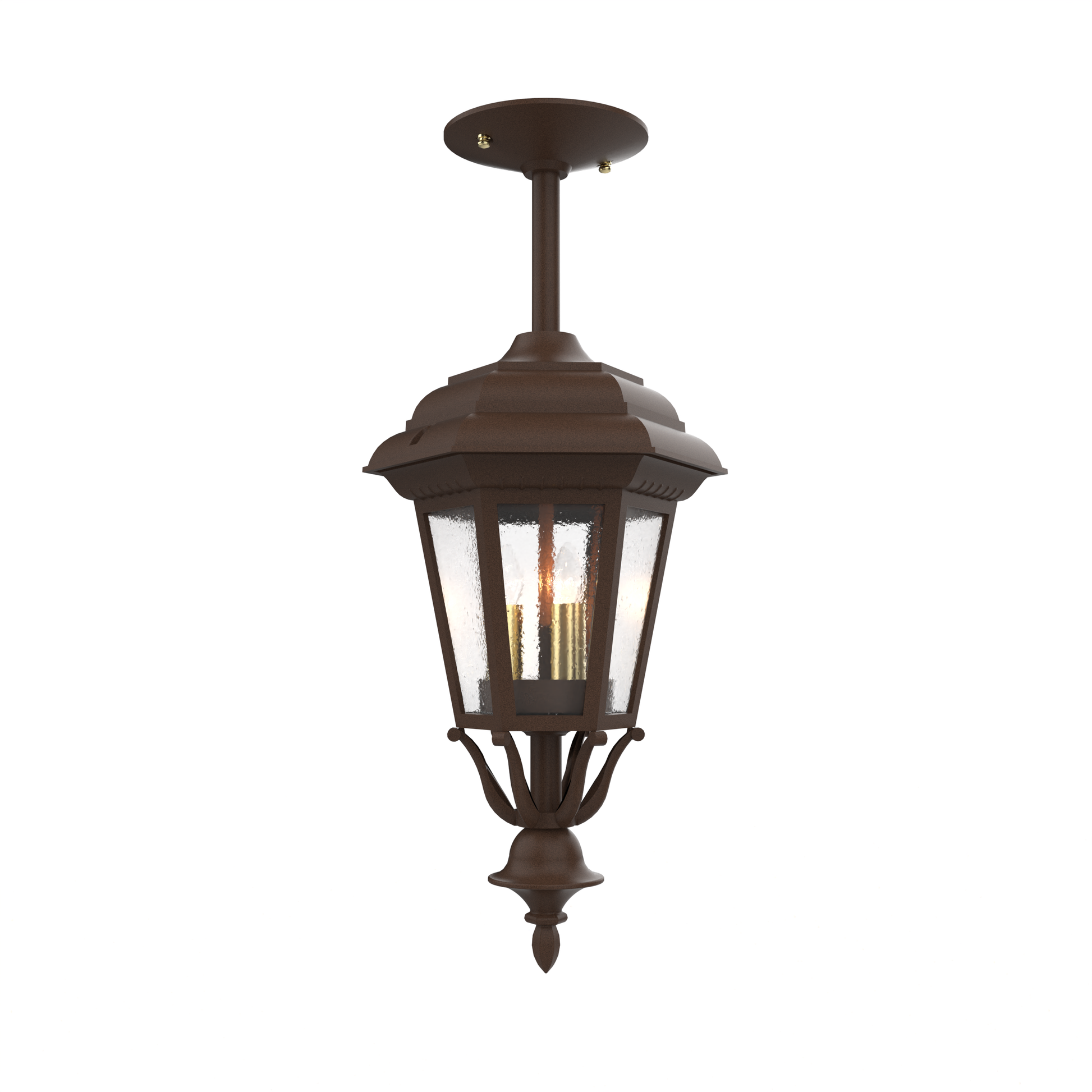 SNOC, JAMESTOWN - CLOSED BOTTOM ROD CEILING MOUNT SMALL 11457, OUTDOOR CEILING LIGHT