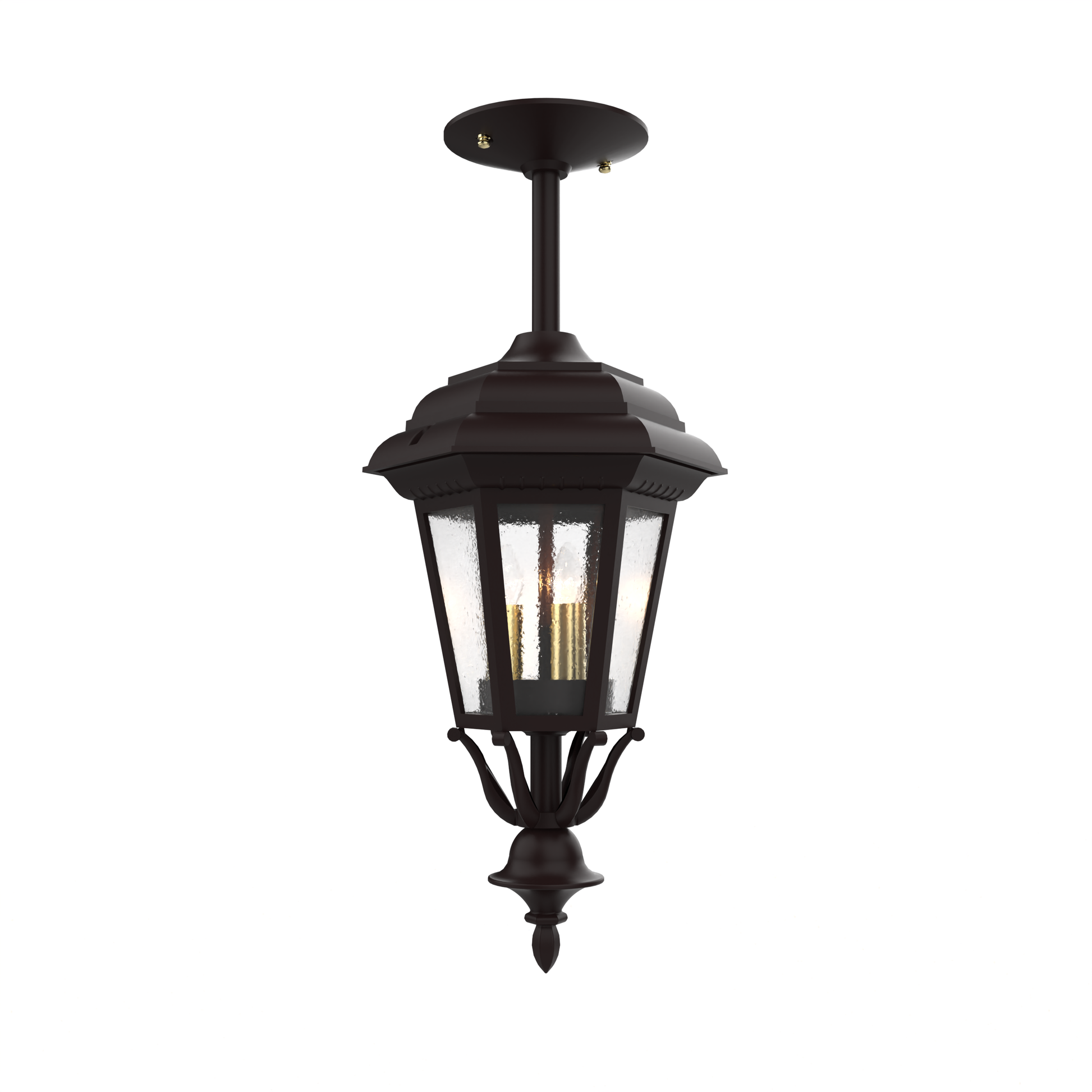 SNOC, JAMESTOWN - CLOSED BOTTOM ROD CEILING MOUNT SMALL 11457, OUTDOOR CEILING LIGHT