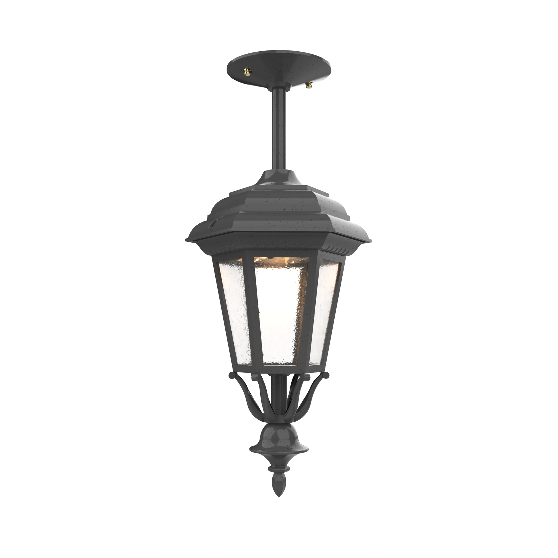 SNOC, JAMESTOWN - CLOSED BOTTOM ROD CEILING MOUNT SMALL 11457, OUTDOOR CEILING LIGHT