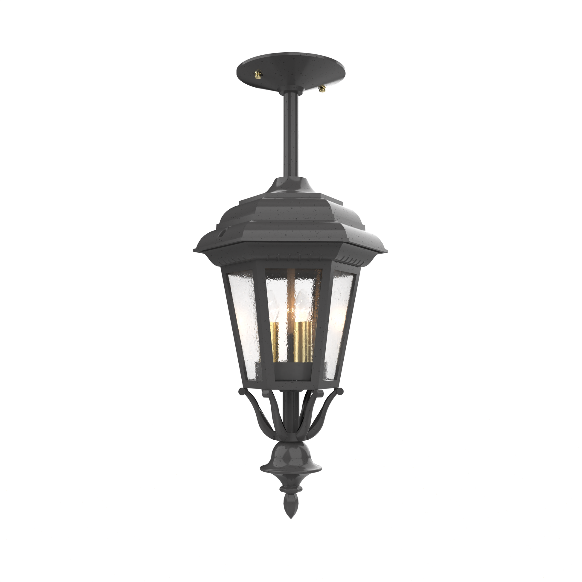 SNOC, JAMESTOWN - CLOSED BOTTOM ROD CEILING MOUNT SMALL 11457, OUTDOOR CEILING LIGHT