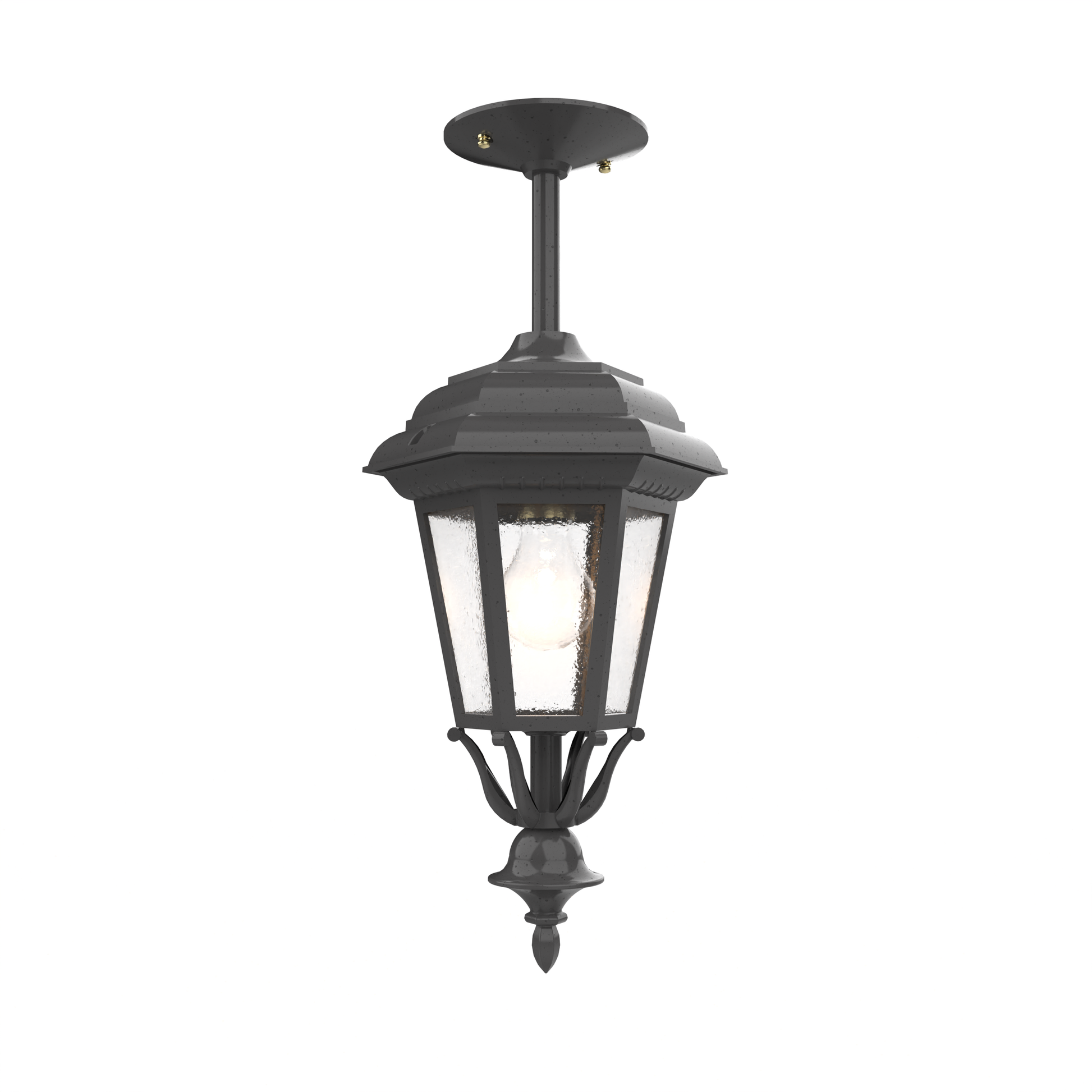 SNOC, JAMESTOWN - CLOSED BOTTOM ROD CEILING MOUNT SMALL 11457, OUTDOOR CEILING LIGHT