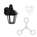 SNOC JAMESTOWN - 3 HEAD DOWN OPEN BOTTOM POST MOUNT SMALL 11482 3A - Post