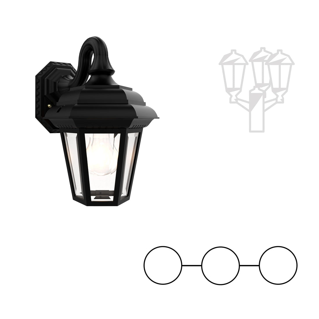 SNOC JAMESTOWN - TWO HEAD MOUNT AND CENTER HEAD DOWN OPEN BOTTOM FOR SMALL POST 11482 2A1 - Post