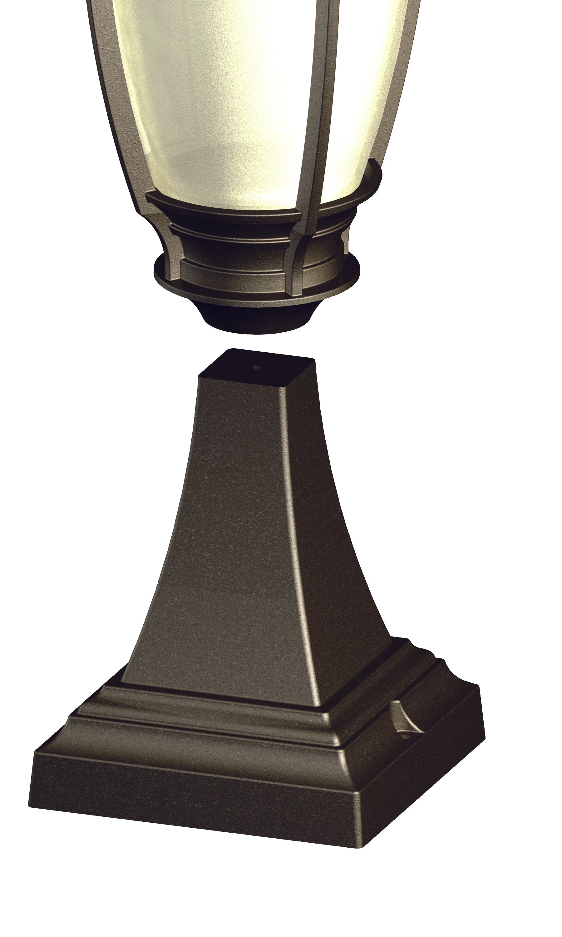 SNOC 8'' PEDESTAL BASE FOR LIGHT FIXTURE 1175 - Post