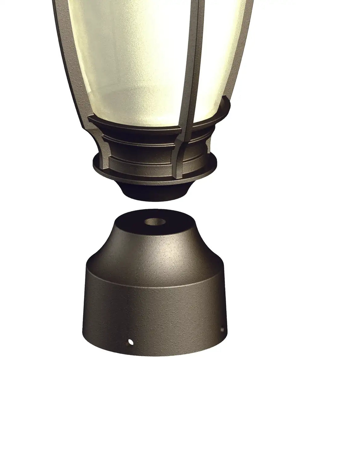 SNOC PEDESTAL - ROUND BASE 4'' DIAMETER FOR LUMINAIRE 1184 - Post