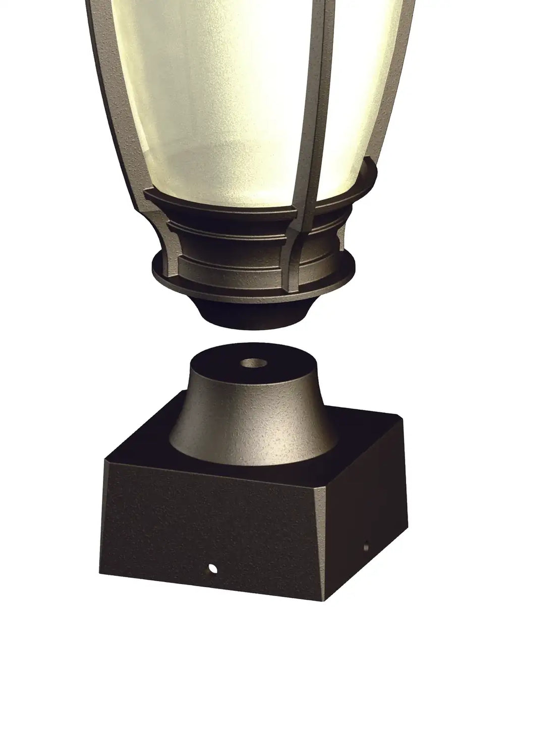 SNOC PEDESTAL - 4'' SQUARE BASE FOR LIGHT FIXTURE 1185 - Post