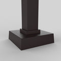 SNOC ACCESSORY - BASE COVERS FOR STOCKHOLM 3'' SQUARE POST 1191 - DO NOT SHOW ON WEBSITE