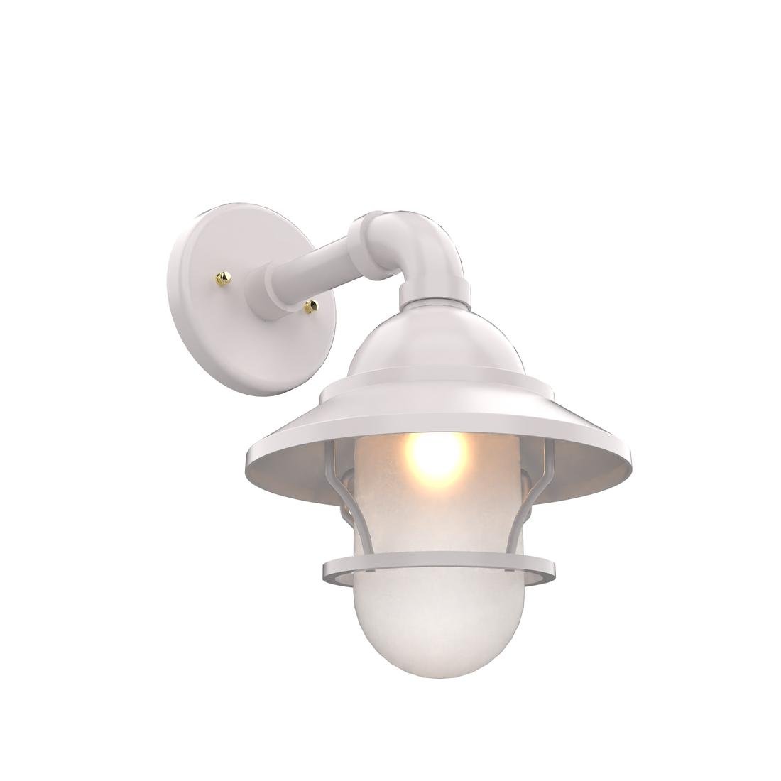 SNOC, SAN FRANCISCO - DOWNLIGHT WALL WITH GLOBE AND SMALL GRID 12221, OUTDOOR WALL LIGHTS