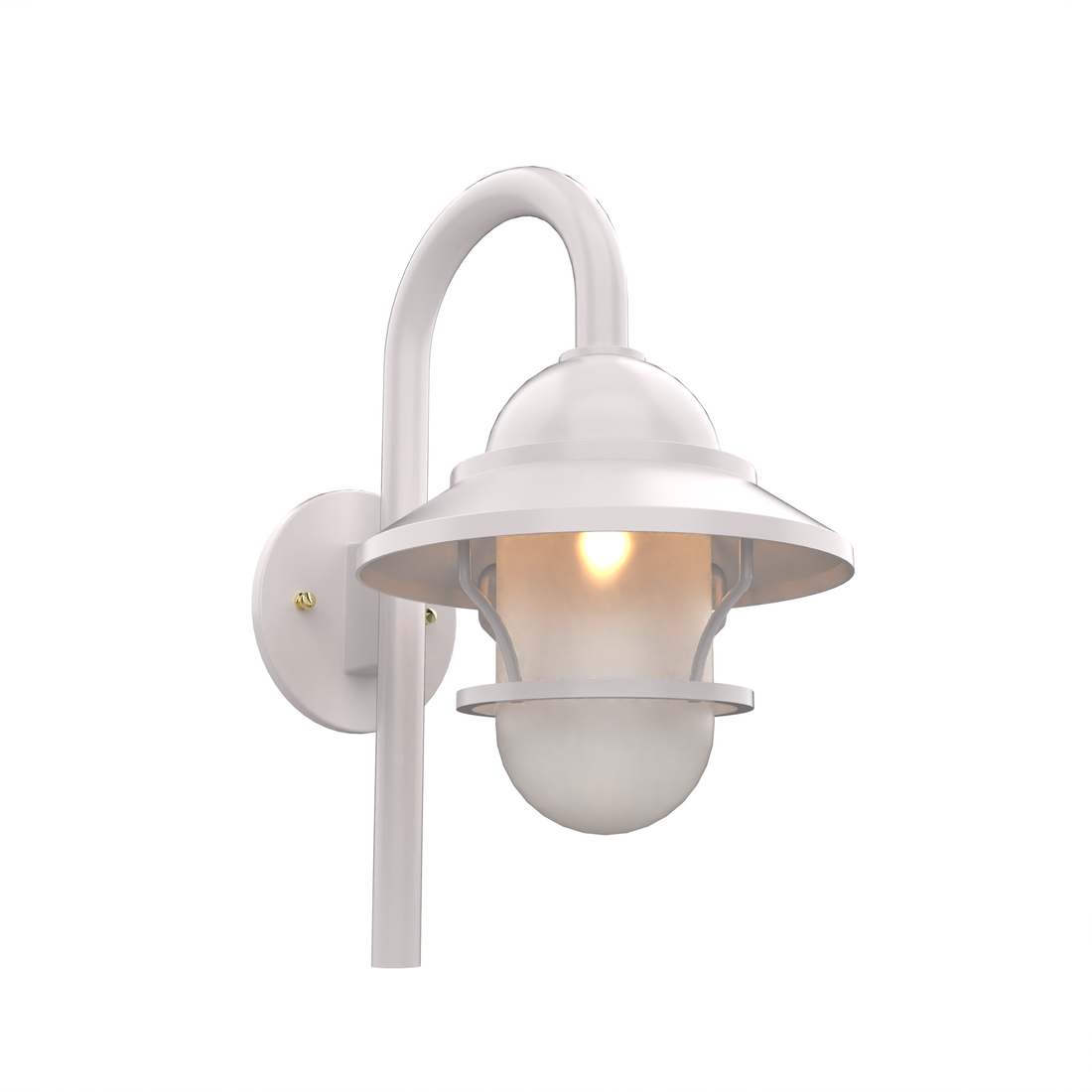SNOC, SAN FRANCISCO - DOWNWARD CANE MOUNT WITH GLOBE AND SMALL GRID 12299, OUTDOOR WALL LIGHTS