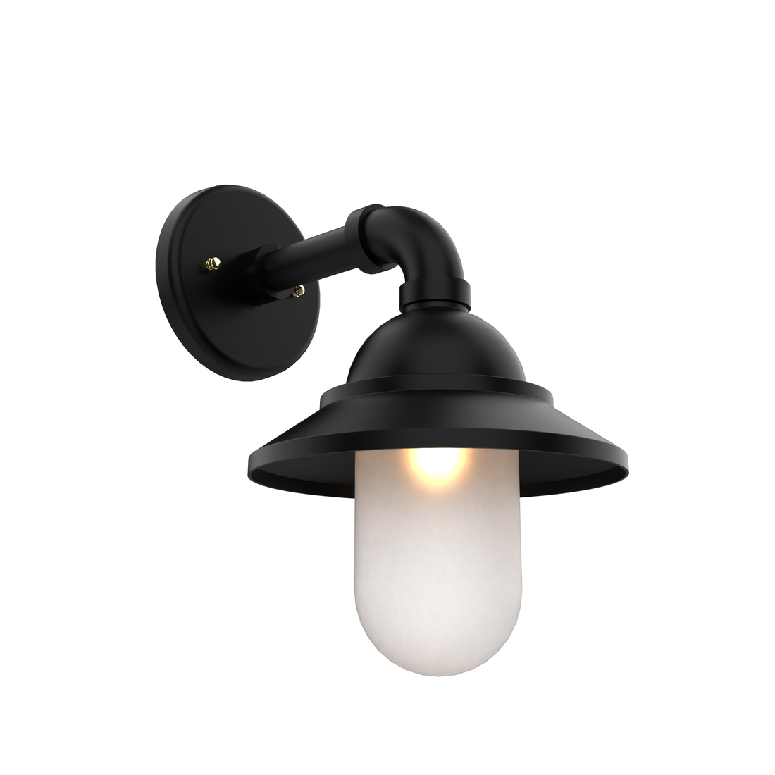 SNOC, SAN FRANCISCO - DOWN-MOUNT WALL MOUNT WITH SMALL GLOBE 12321, OUTDOOR WALL LIGHTS