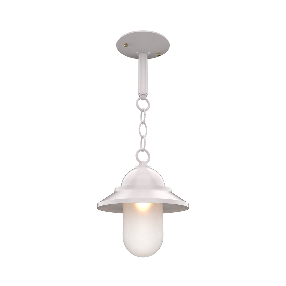 SNOC, SAN FRANCISCO - CHAIN CEILING MOUNT WITH SMALL GLOBE 12350, OUTDOOR CEILING LIGHT