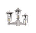 SNOC ORLEANS - MOUNTING WITH TWO HEADS AND CENTER HEAD UP FOR SMALL POST 12868 2A1 - Post