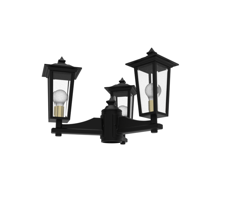 SNOC ORLEANS - THREE HEAD UP MOUNT FOR SMALL POST 12868 3A - Post