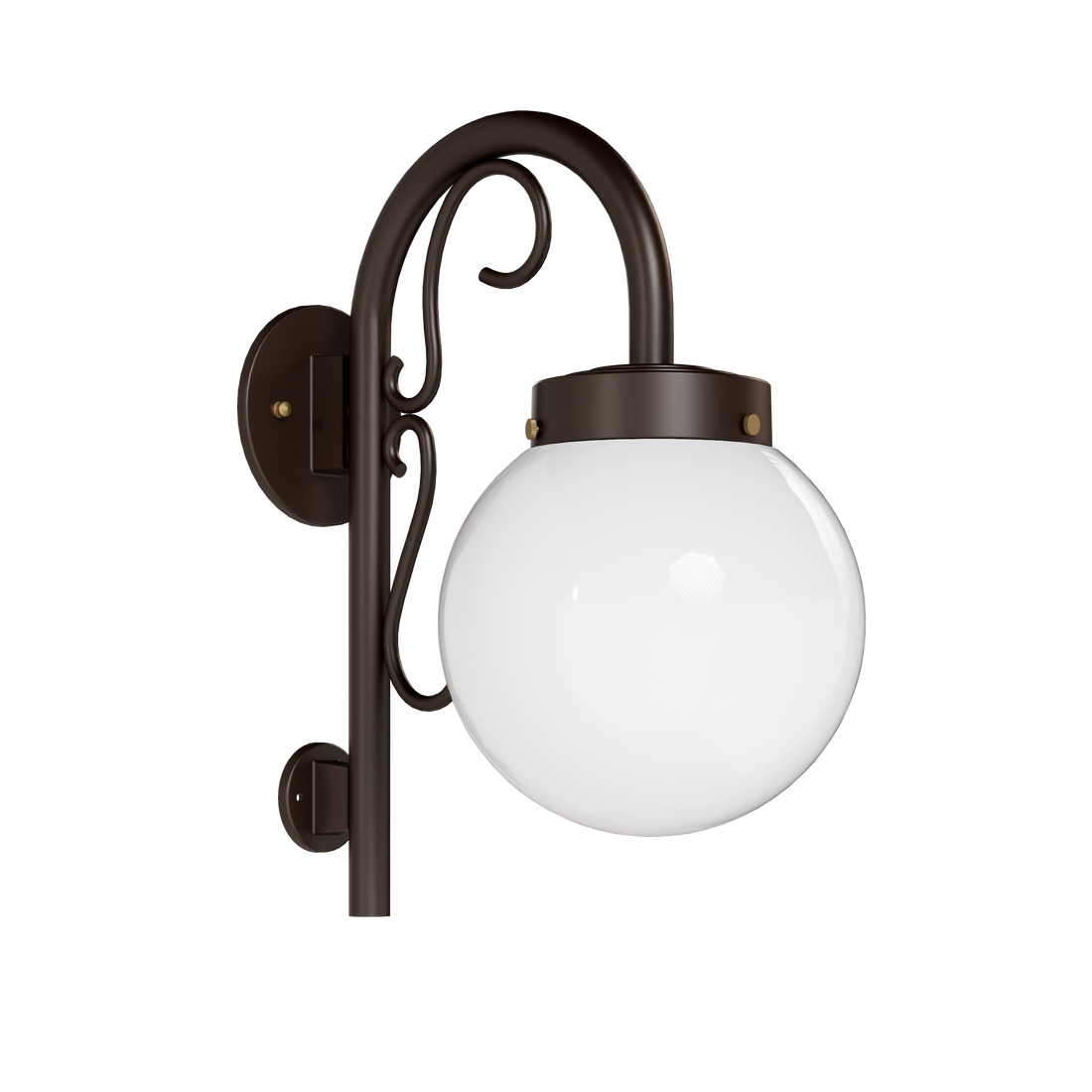 SNOC, KEY WEST - WALL MOUNT DOWN WITH CANE AND CURLICUE SMALL 13093, OUTDOOR WALL LIGHTS