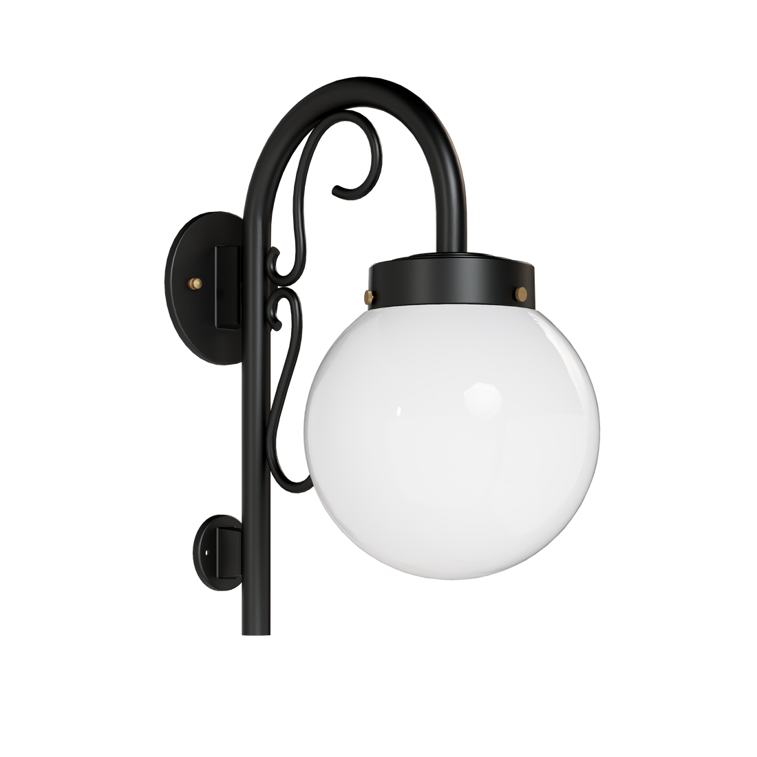 SNOC KEY WEST - WALL MOUNT DOWN WITH CANE AND CURLICUE SMALL 13093 - Wall