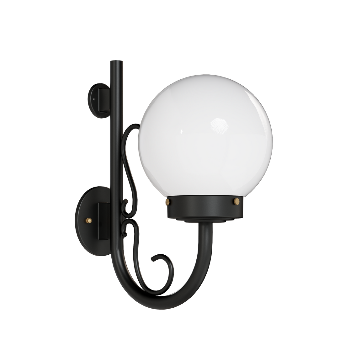 SNOC KEY WEST - UP-MOUNT WALL MOUNT WITH CANE AND CURL SMALL 13097 - Wall