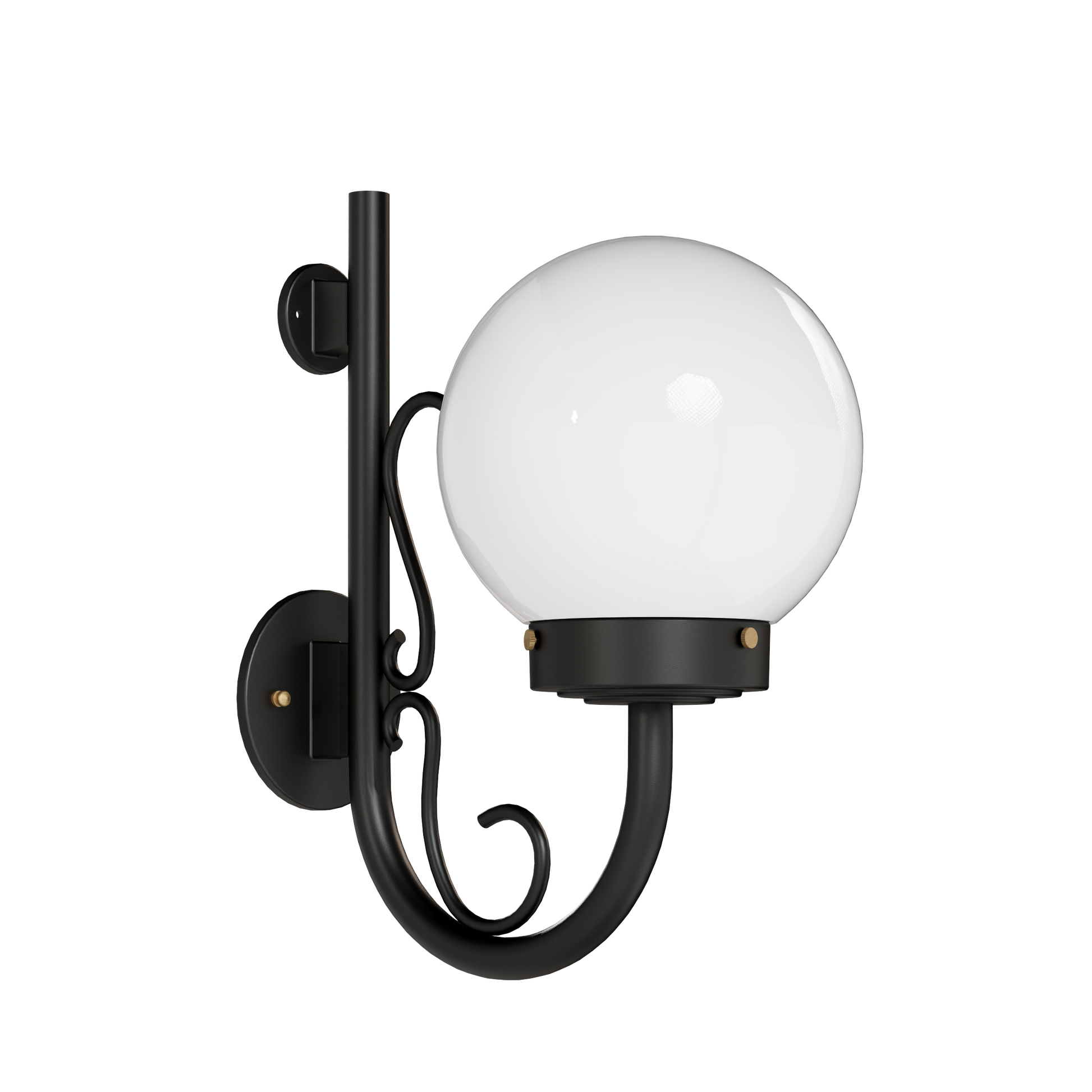 SNOC KEY WEST - UP-MOUNT WALL MOUNT WITH CANE AND CURL SMALL 13097 - Wall