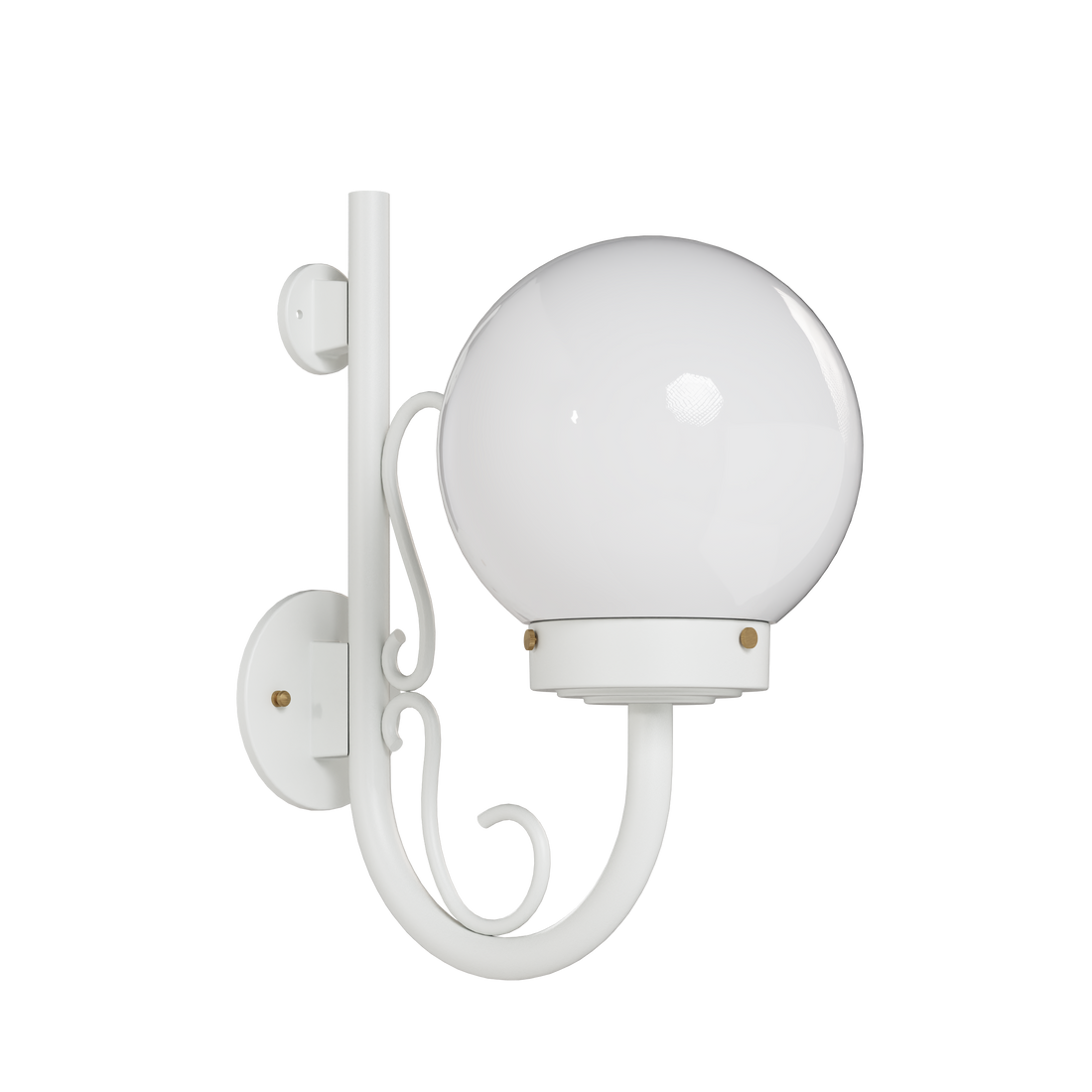 SNOC, KEY WEST - UP-MOUNT WALL MOUNT WITH CANE AND CURL SMALL 13097, OUTDOOR WALL LIGHTS