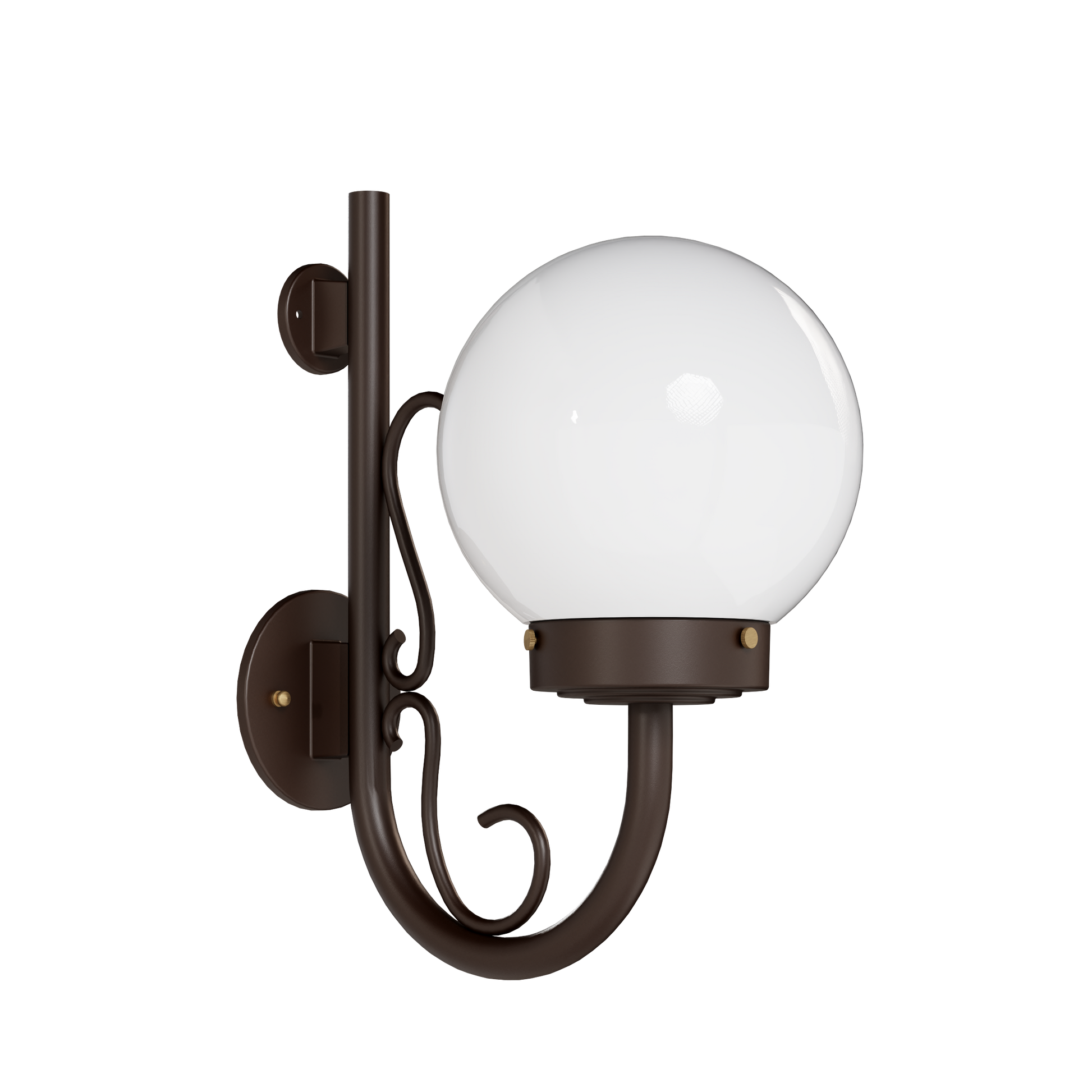 SNOC KEY WEST - UP-MOUNT WALL MOUNT WITH CANE AND CURL SMALL 13097 - Wall