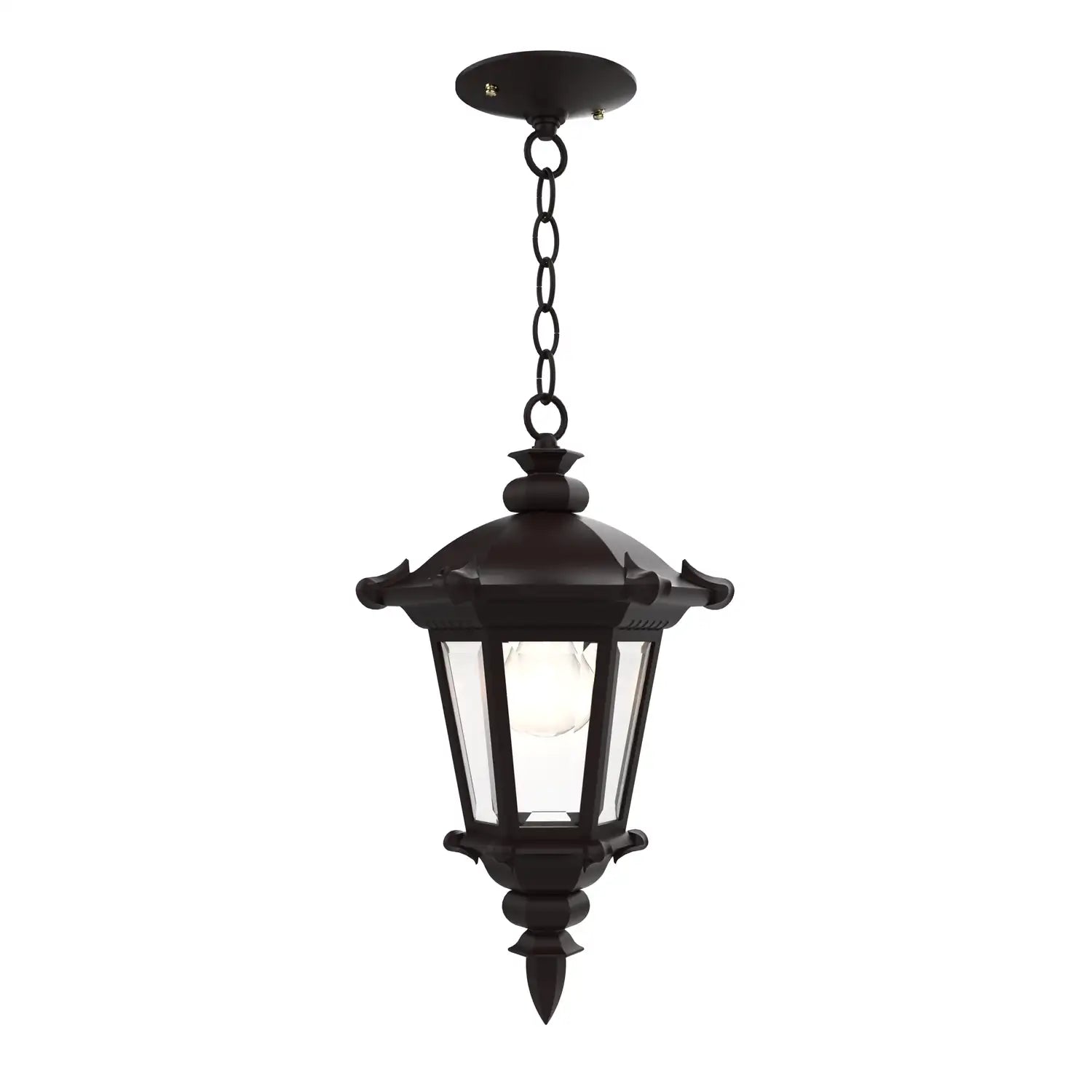 SNOC, MONTPELLIER - CEILING MOUNTING WITH CHAIN CLOSED BOTTOM SMALL FORMAT 13355, OUTDOOR CEILING LIGHT