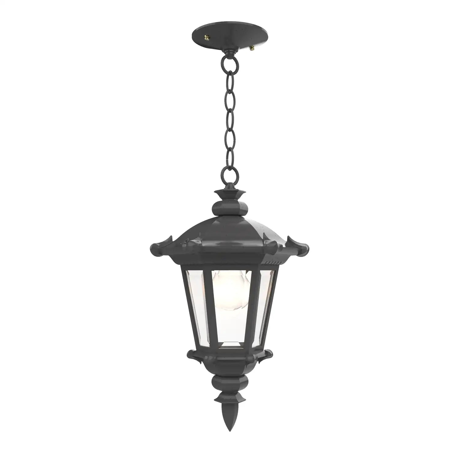 SNOC, MONTPELLIER - CEILING MOUNTING WITH CHAIN CLOSED BOTTOM SMALL FORMAT 13355, OUTDOOR CEILING LIGHT