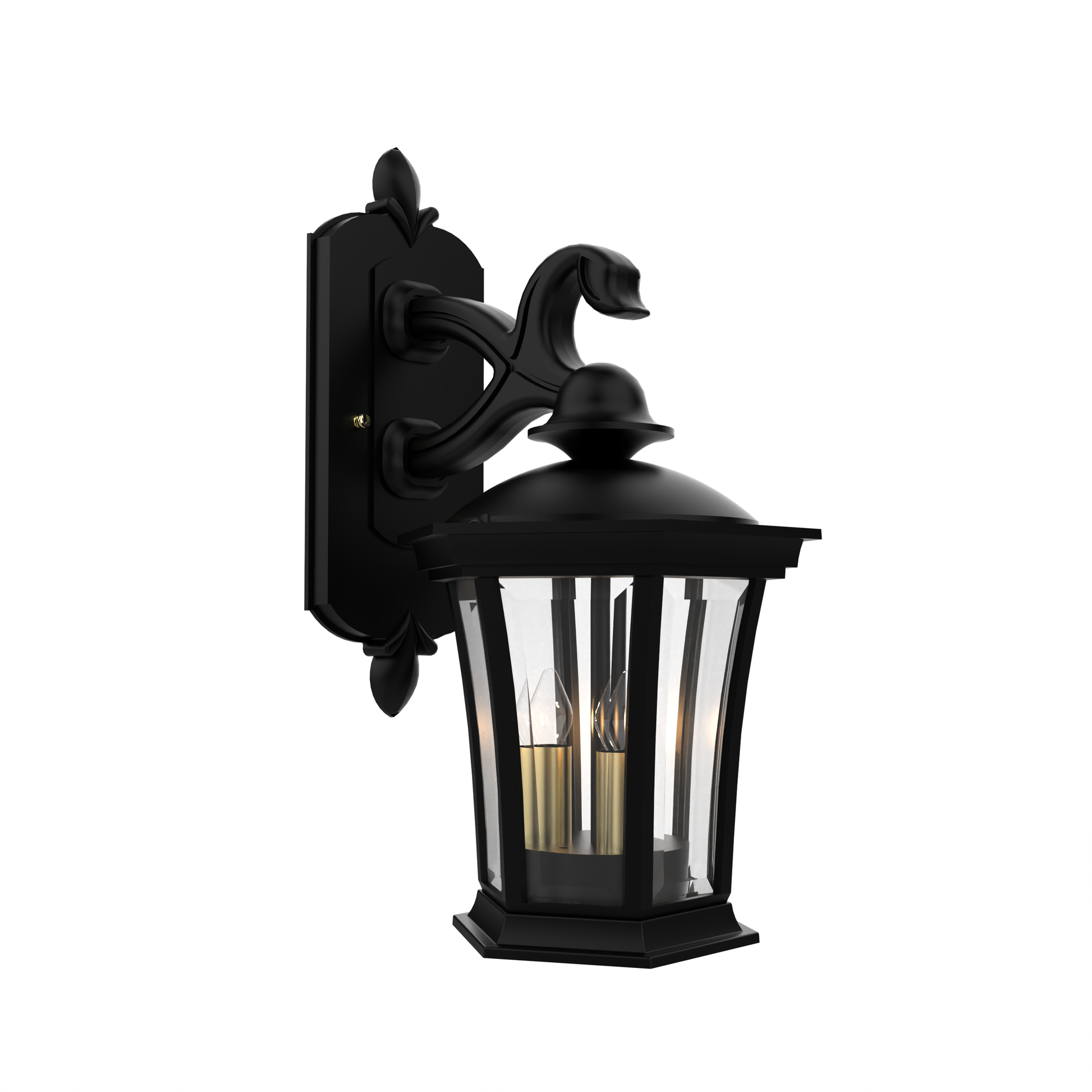 SNOC, WESTMINSTER - WALL MOUNT DECORATIVE ARM DOWN OPEN BOTTOM SMALL 13511, OUTDOOR WALL LIGHTS
