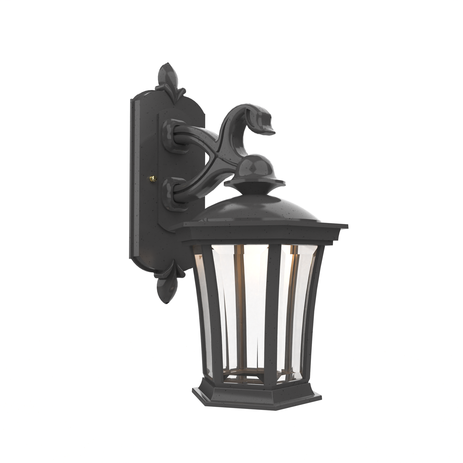 SNOC, WESTMINSTER - WALL MOUNT DECORATIVE ARM DOWN OPEN BOTTOM SMALL 13511, OUTDOOR WALL LIGHTS