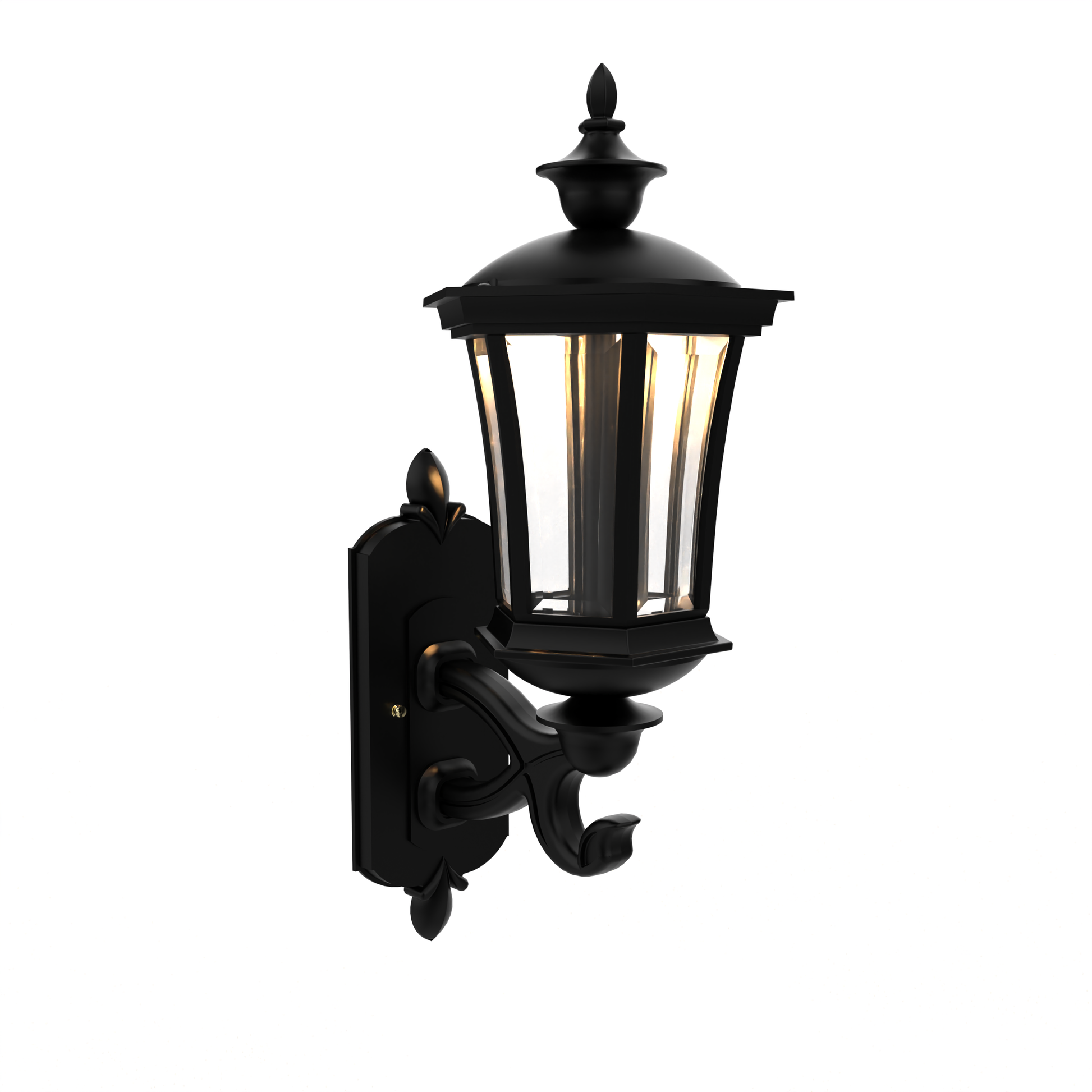 SNOC, WESTMINSTER - WALL MOUNT DECORATIVE ARM UP SMALL 13514, OUTDOOR WALL LIGHTS
