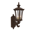 SNOC, WESTMINSTER - WALL MOUNT DECORATIVE ARM UP SMALL 13514, OUTDOOR WALL LIGHTS