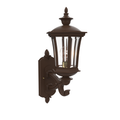 SNOC, WESTMINSTER - WALL MOUNT DECORATIVE ARM UP SMALL 13514, OUTDOOR WALL LIGHTS