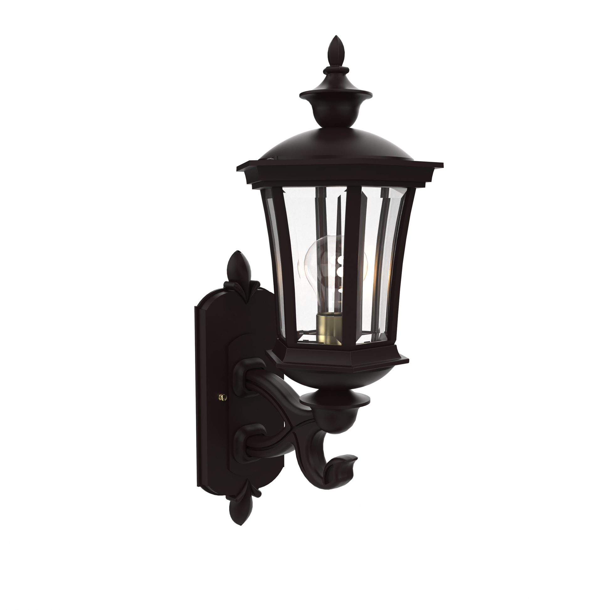 SNOC, WESTMINSTER - WALL MOUNT DECORATIVE ARM UP SMALL 13514, OUTDOOR WALL LIGHTS
