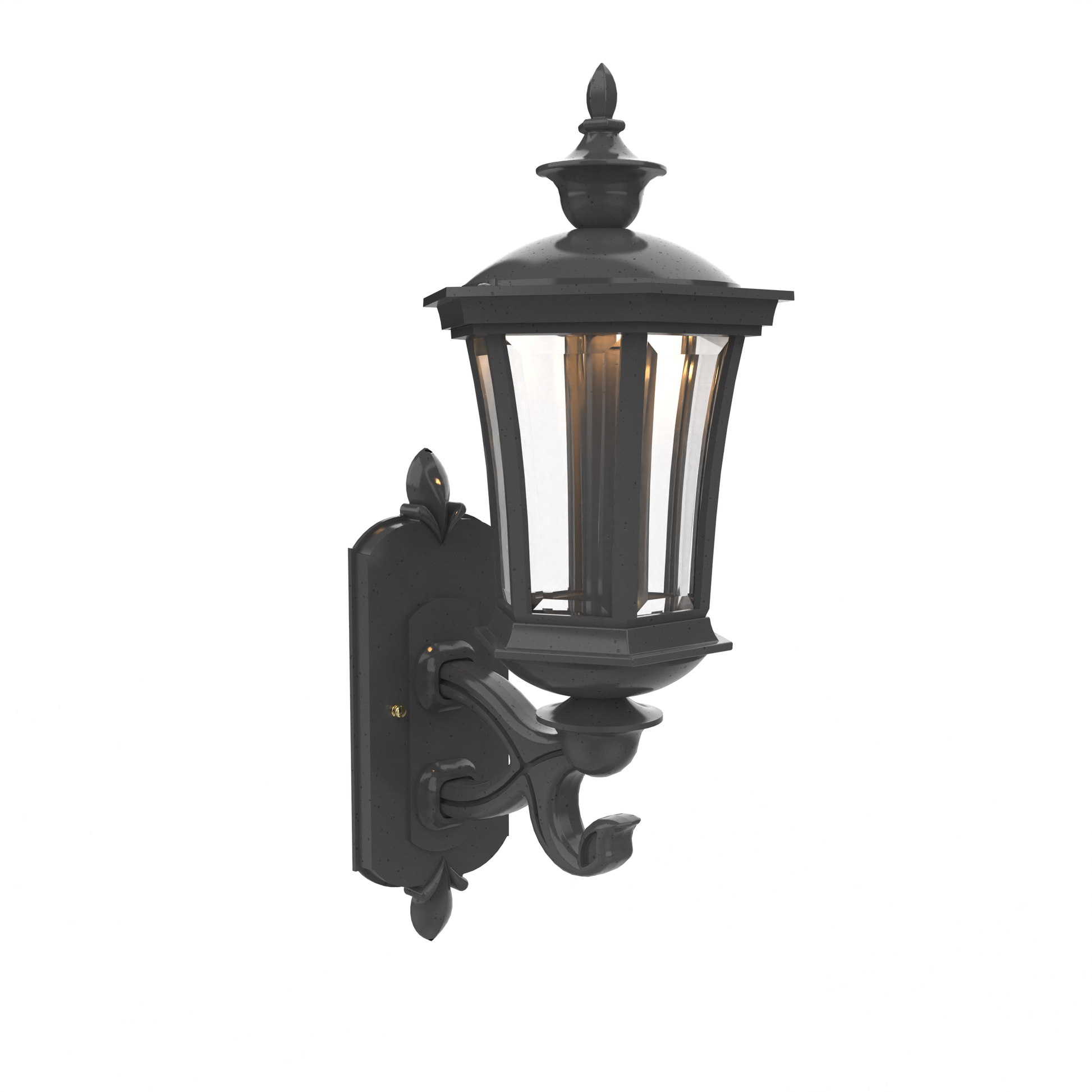 SNOC, WESTMINSTER - WALL MOUNT DECORATIVE ARM UP SMALL 13514, OUTDOOR WALL LIGHTS