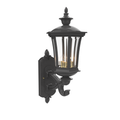 SNOC, WESTMINSTER - WALL MOUNT DECORATIVE ARM UP SMALL 13514, OUTDOOR WALL LIGHTS