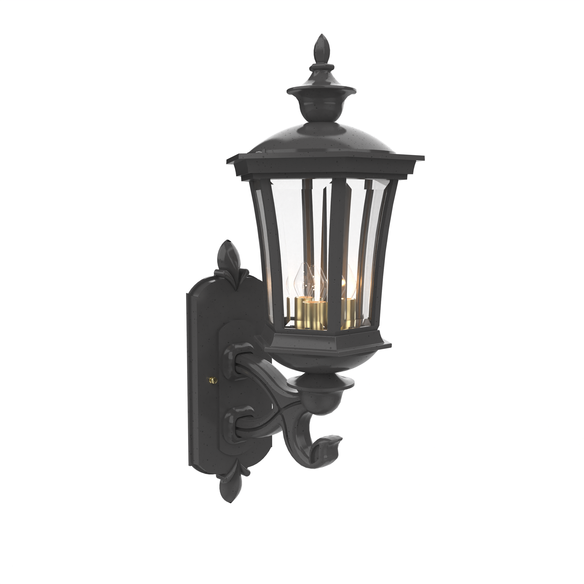 SNOC, WESTMINSTER - WALL MOUNT DECORATIVE ARM UP SMALL 13514, OUTDOOR WALL LIGHTS