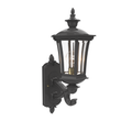 SNOC, WESTMINSTER - WALL MOUNT DECORATIVE ARM UP SMALL 13514, OUTDOOR WALL LIGHTS