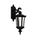 SNOC, WESTMINSTER - WALL MOUNT DECORATIVE ARM DOWN CLOSED BOTTOM SMALL SIZE 13515, OUTDOOR WALL LIGHTS