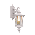 SNOC, WESTMINSTER - WALL MOUNT DECORATIVE ARM DOWN CLOSED BOTTOM SMALL SIZE 13515, OUTDOOR WALL LIGHTS