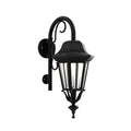 SNOC, FLORENCE - WALL MOUNT DOWN WITH CANE CLOSED BOTTOM SMALL SIZE 13798, OUTDOOR WALL LIGHTS