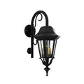 SNOC, FLORENCE - WALL MOUNT DOWN WITH CANE CLOSED BOTTOM SMALL SIZE 13798, OUTDOOR WALL LIGHTS