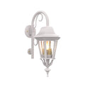 SNOC, FLORENCE - WALL MOUNT DOWN WITH CANE CLOSED BOTTOM SMALL SIZE 13798, OUTDOOR WALL LIGHTS