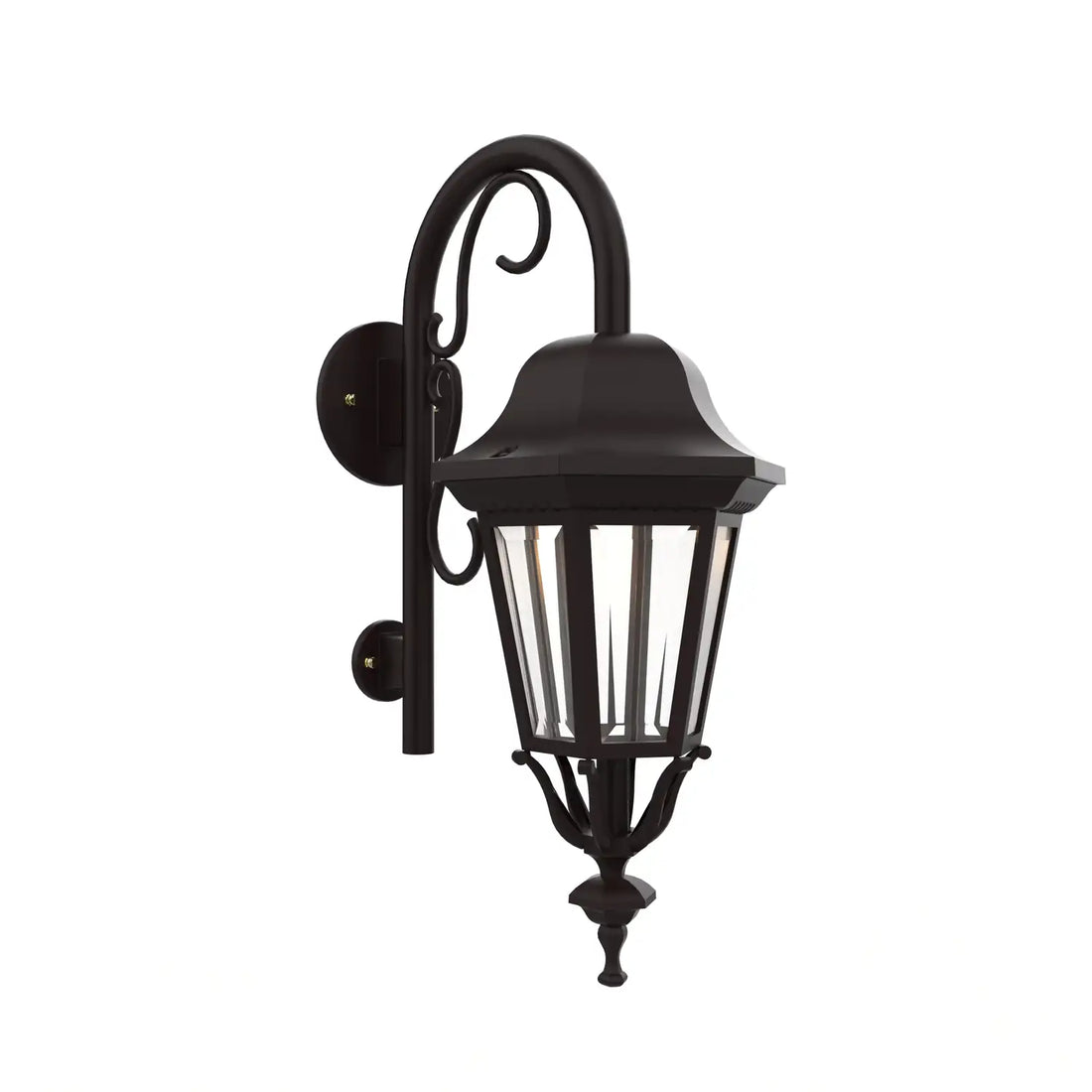 SNOC, FLORENCE - WALL MOUNT DOWN WITH CANE CLOSED BOTTOM SMALL SIZE 13798, OUTDOOR WALL LIGHTS