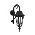 SNOC, FLORENCE - WALL MOUNT DOWN WITH CANE CLOSED BOTTOM SMALL SIZE 13798, OUTDOOR WALL LIGHTS